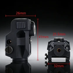 Mira láser táctica MDG61 haz verde recargable magnética para pistolas