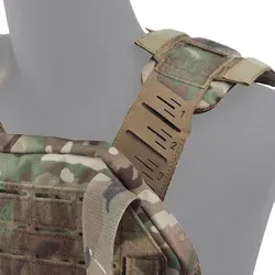 KZ Chaleco táctico ligero plate carrier MOLLE con liberación rápida