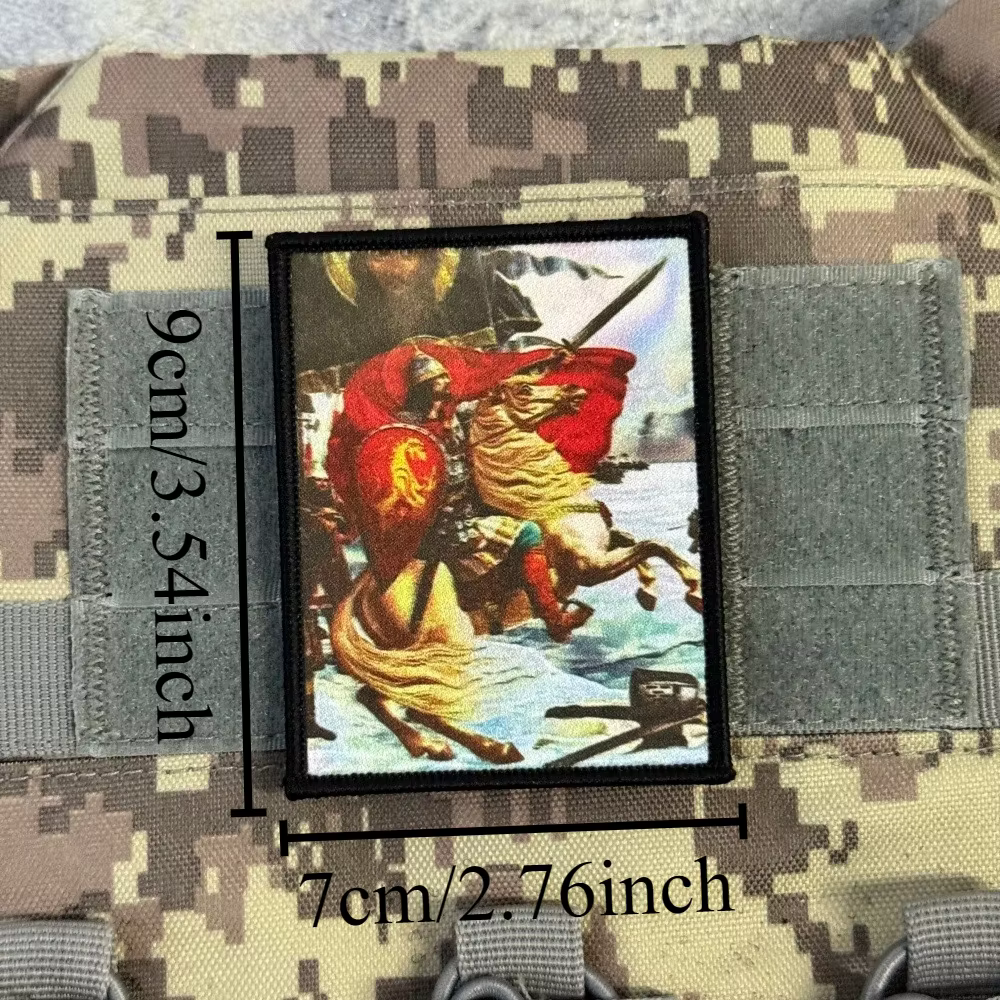 Parche táctico militar para mochila de gancho y bucle Muerte y Victoria – Impreso - imagen 4
