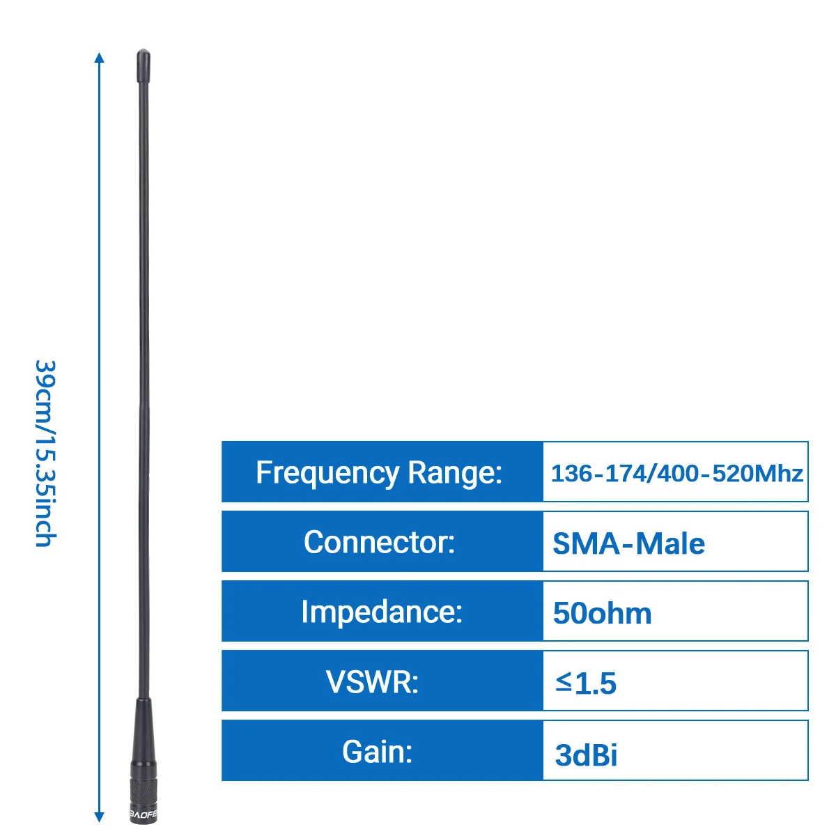 Baofeng BF-771 Pro – Walkie talkie dual band VHF/UHF SMA - imagen 2