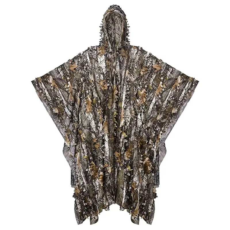 Traje Ghillie woodland camouflage caza y observación - imagen 4