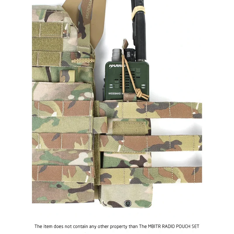 Pew Tactical Funda de Radio CP MBITR Ajustable para Airsoft - imagen 5