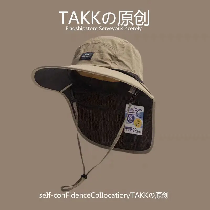 Sombrero con diseño de verano y cobertura para senderismo y pesca