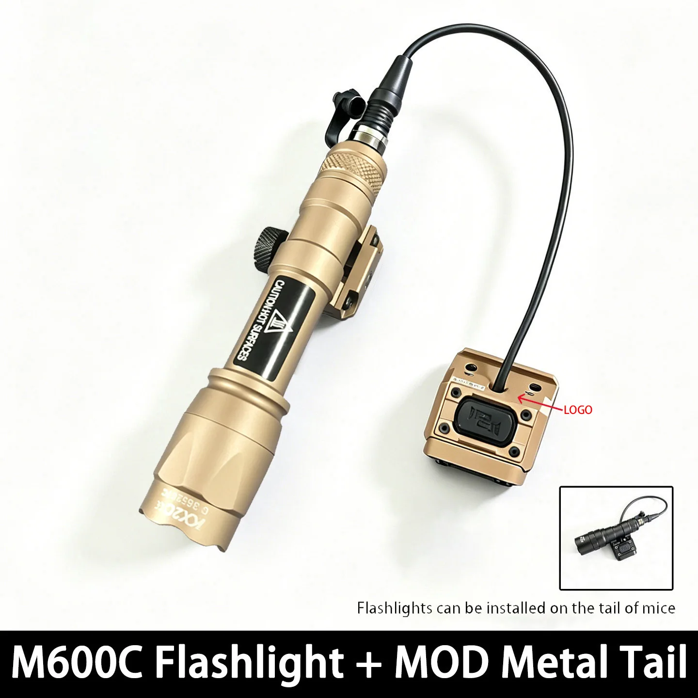 SureFire linterna táctica LED M300B/M600C con ModButton Lite Picatinny - imagen 4