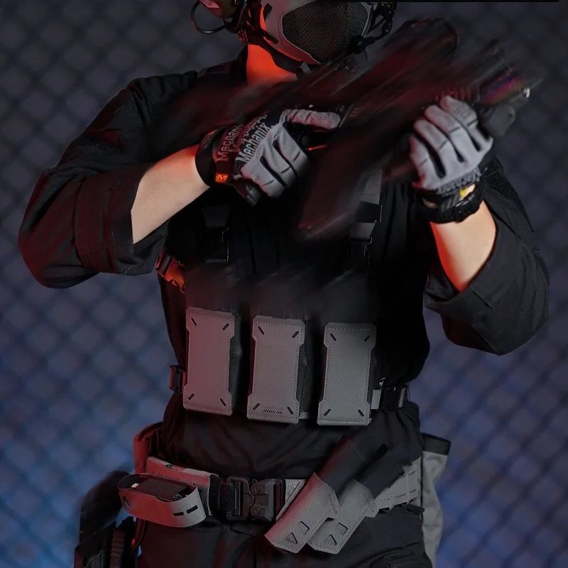 Chaleco táctico de caza Triple SMG cuádruple compatible MP7 - imagen 4