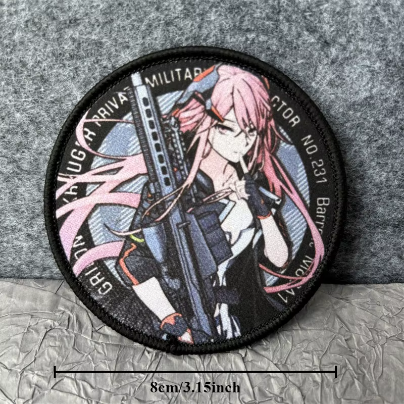Parche táctico velcro – Brazalete militar anime para mochila - imagen 5
