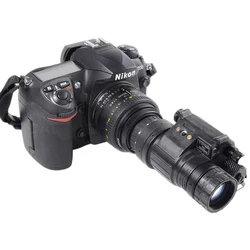 Adaptador visión nocturna PVS-14 táctico para cámara réflex DSLR