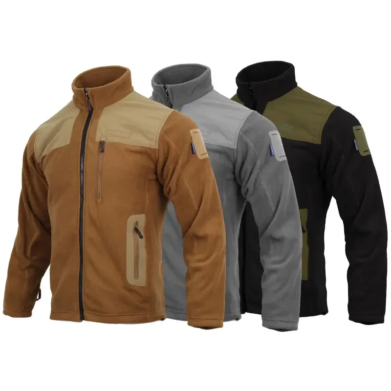 Emersongear Chaqueta polar táctica LT abrigada para senderismo y camping - imagen 2