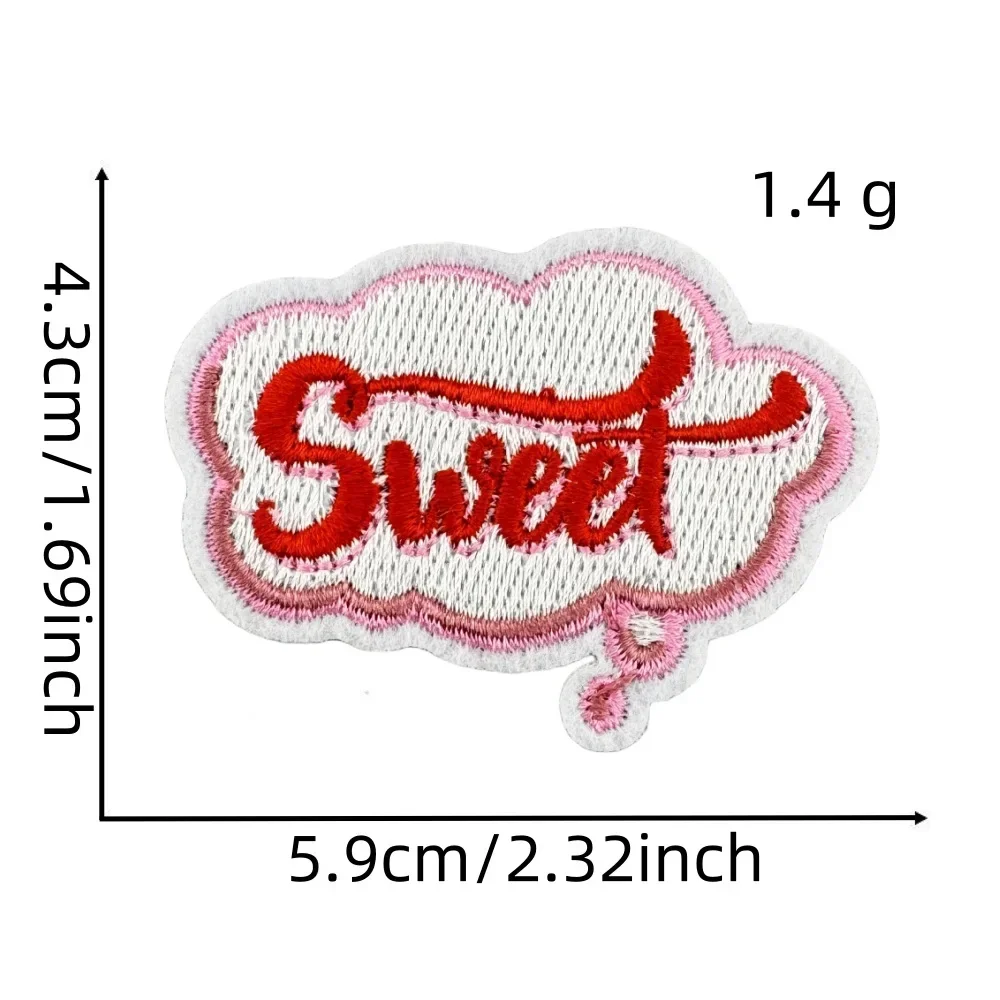 Wow Poof Bam parche bordado para planchar infantil - imagen 2