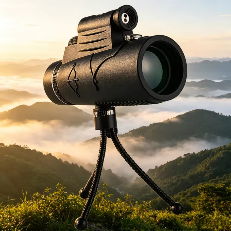 Telescopio monocular HD de largo alcance con zoom y trípode - imagen 5