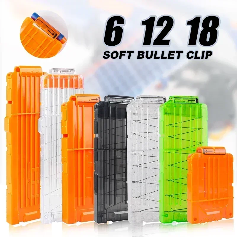 Recambio clip Nerf Magazine para bláster de dardos redondos - imagen 3