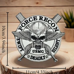 USMC Parche de moral bordado Ghost Force Recon Swift – Velcro