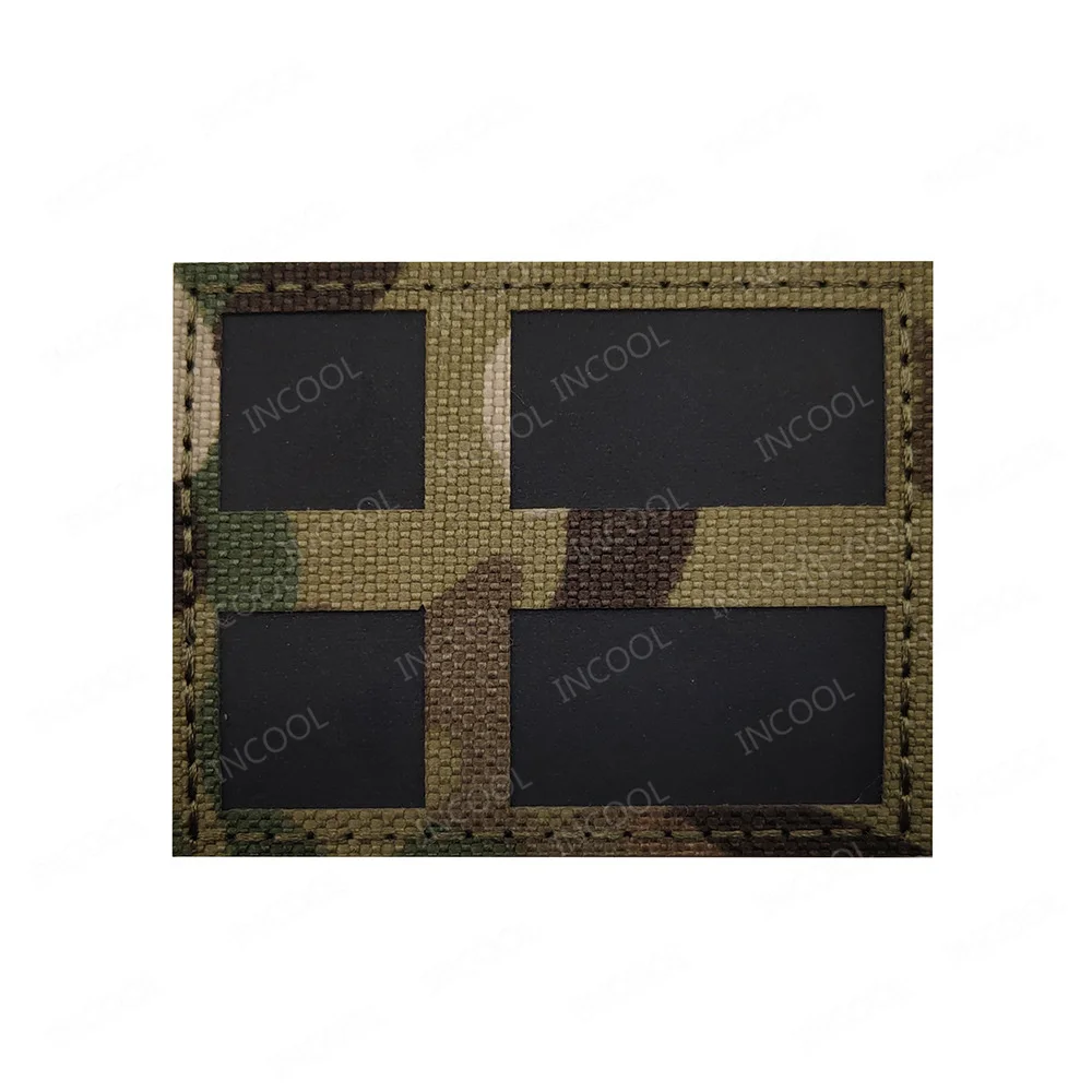 Parche bandera bordada IR reflectante - juego de banderas europeas - imagen 5