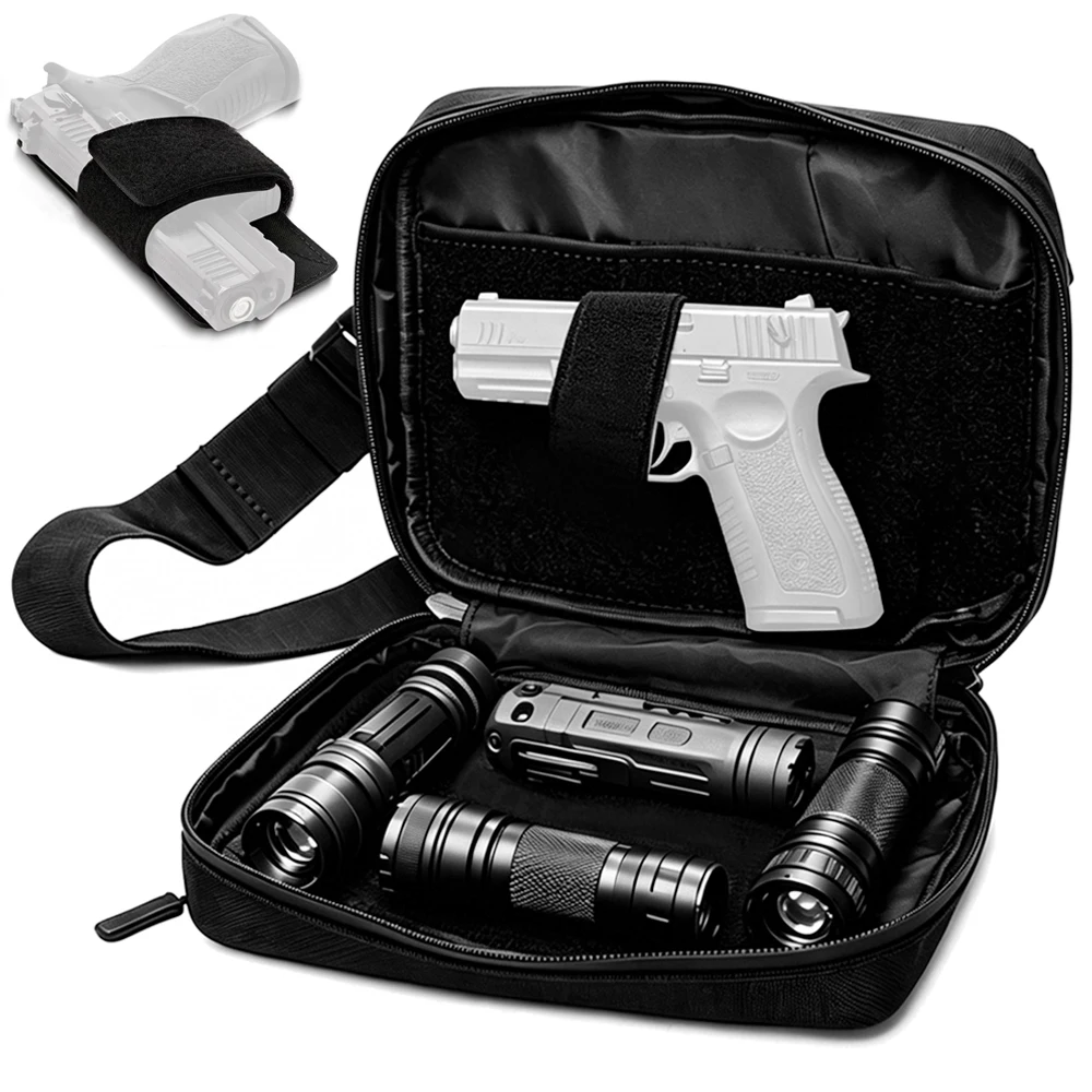 Bolsa táctica para pistola oculta EDC riñonera de cintura