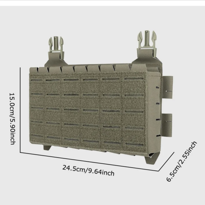 Panel frontal MOLLE táctico portacargadores doble capa - imagen 4