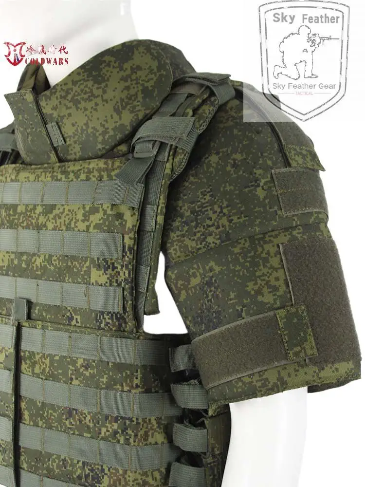 Chaleco táctico ruso: kit de protección hombro y cuello rígido - imagen 3