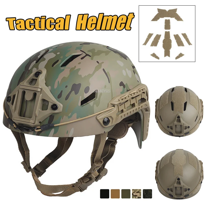 Casco táctico semiabierto para airsoft y tiro