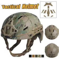 Casco táctico semiabierto para airsoft y tiro