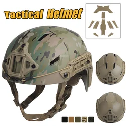 Casco táctico semiabierto para airsoft y tiro