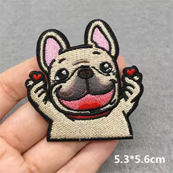Parche bordado gato animado para planchar – Termoadhesivo