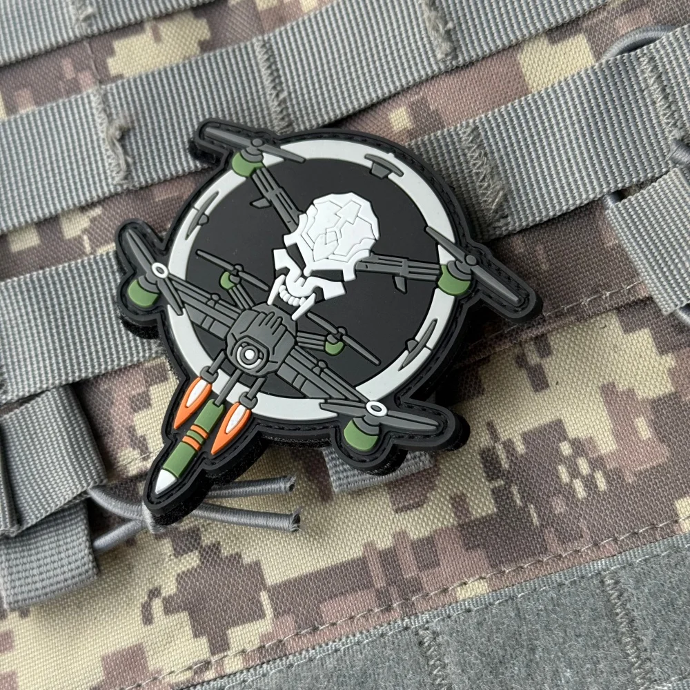 Ronin Warrior parche táctico PVC gancho y bucle para ropa mochila - imagen 4