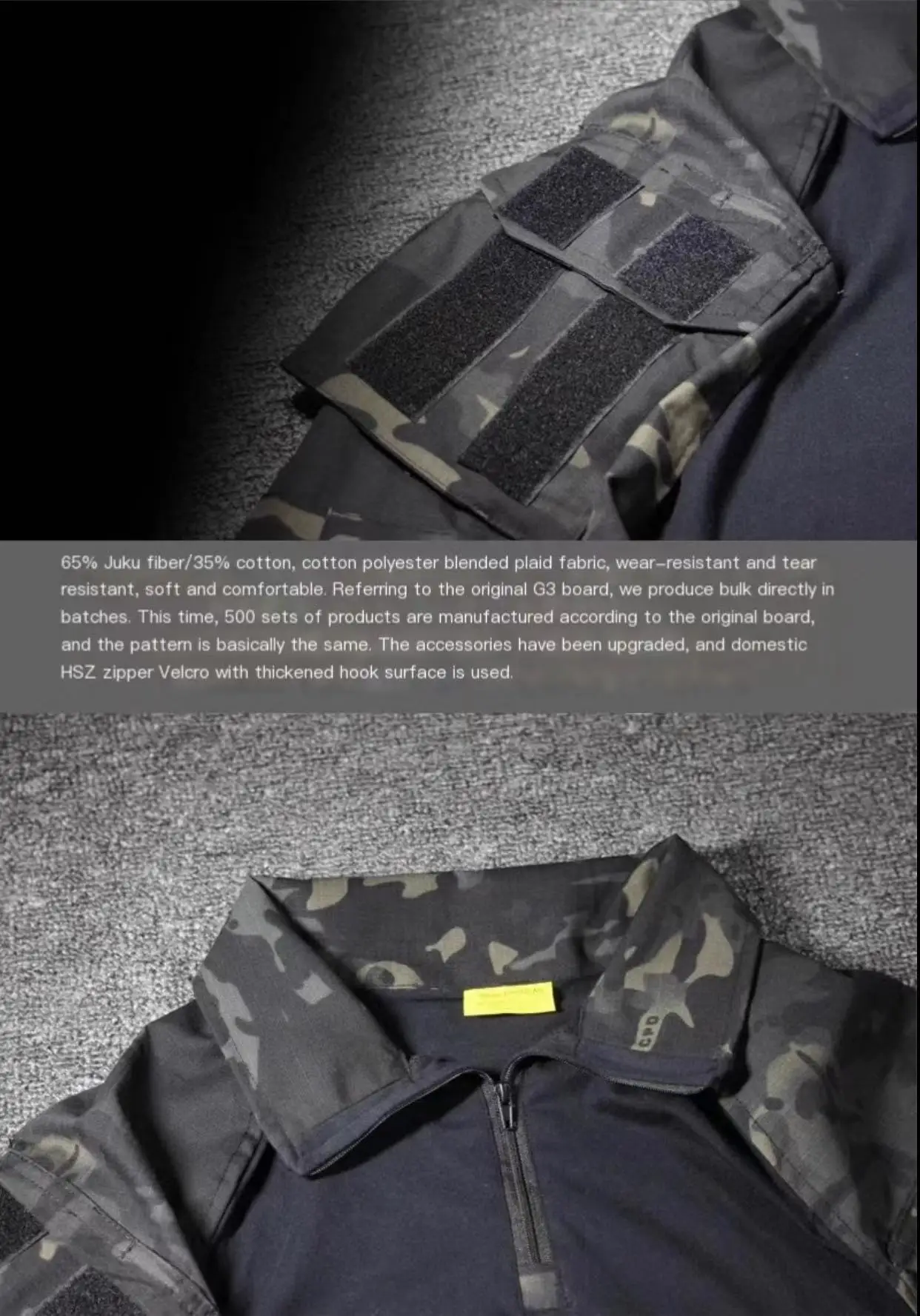 MCBK Uniforme táctico camuflaje GEN3 de manga larga y pantalón - imagen 4