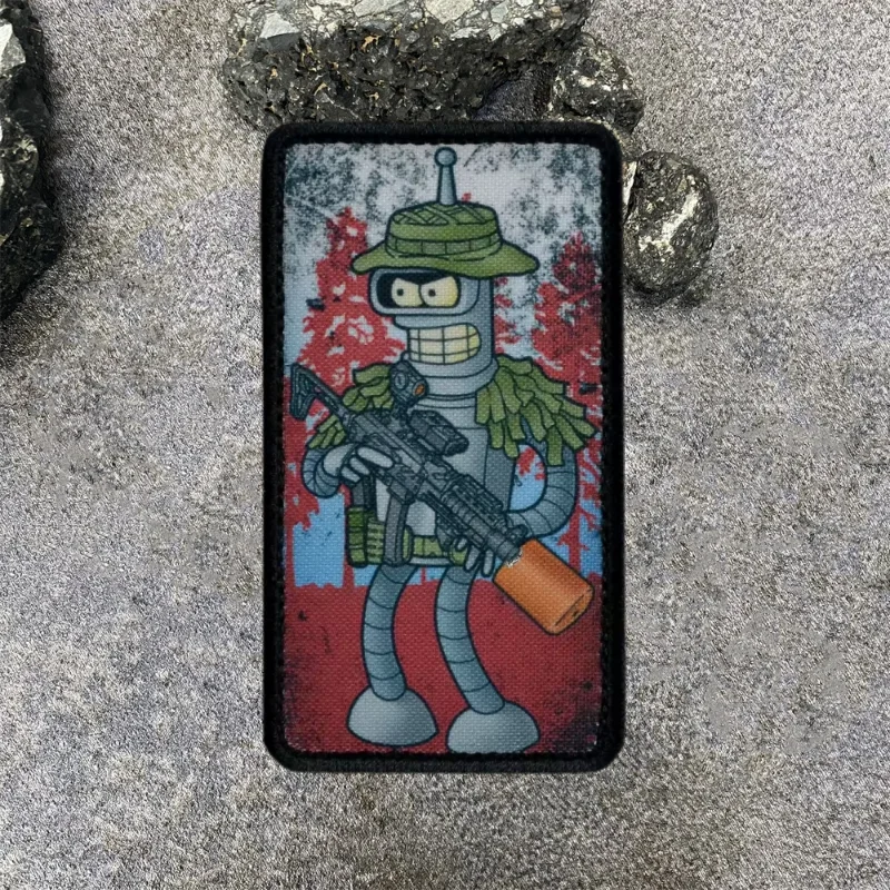 Sturmovik y Lunapark: parche táctico estampado para ropa y mochila - imagen 4