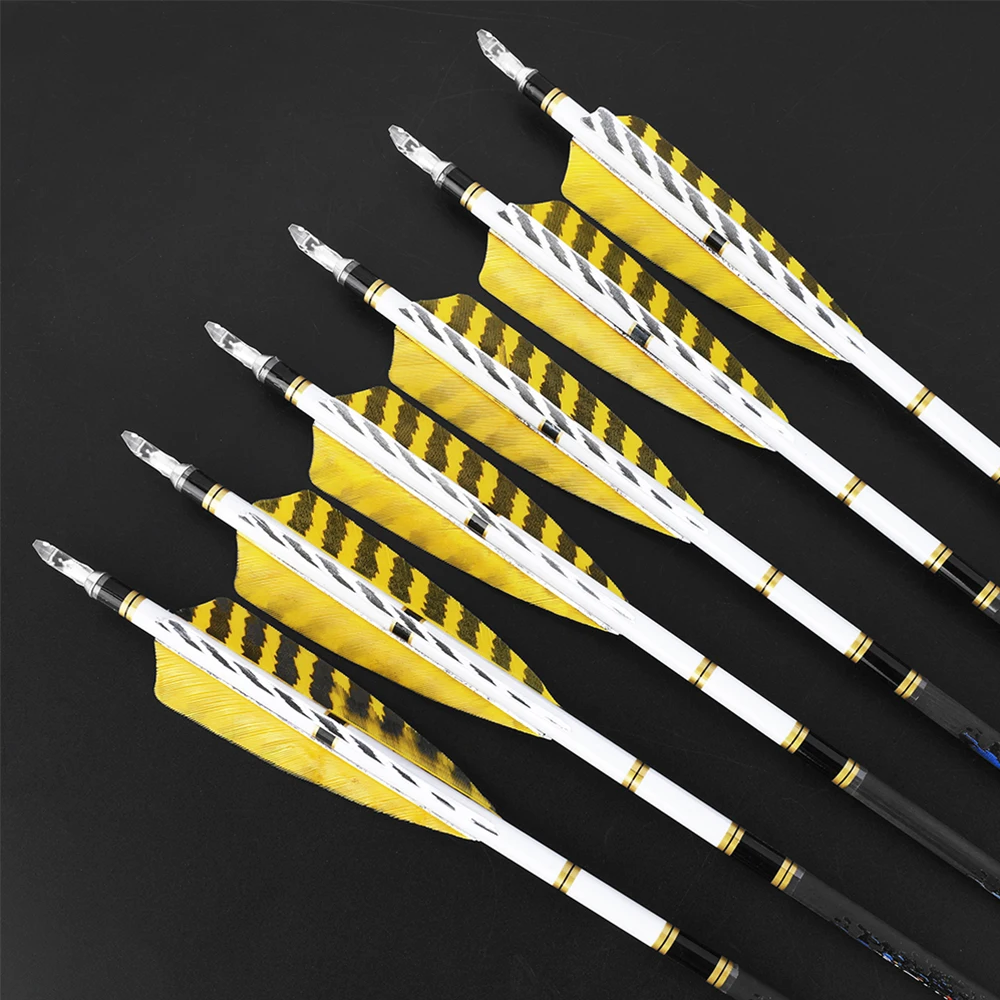 Flecha carbono SP250-600 6.2mm entrenamiento tiro arco - imagen 3