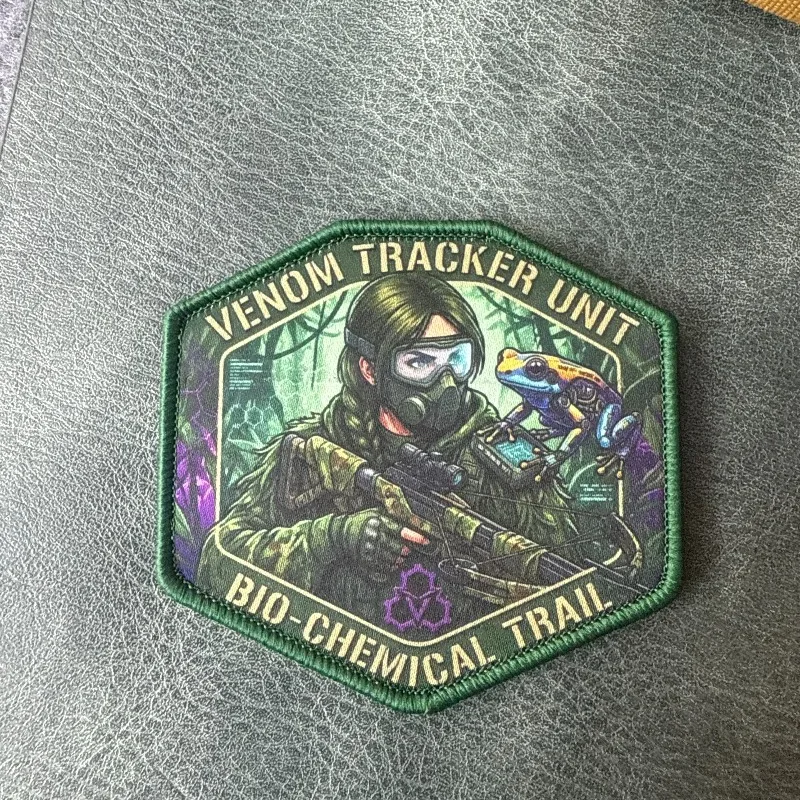 Parche táctico militar de gancho y bucle con insignia moral - imagen 4