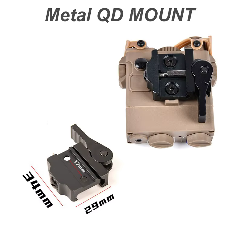 DBAL-A2 táctico metálico y polímero con montaje Picatinny QD - imagen 3