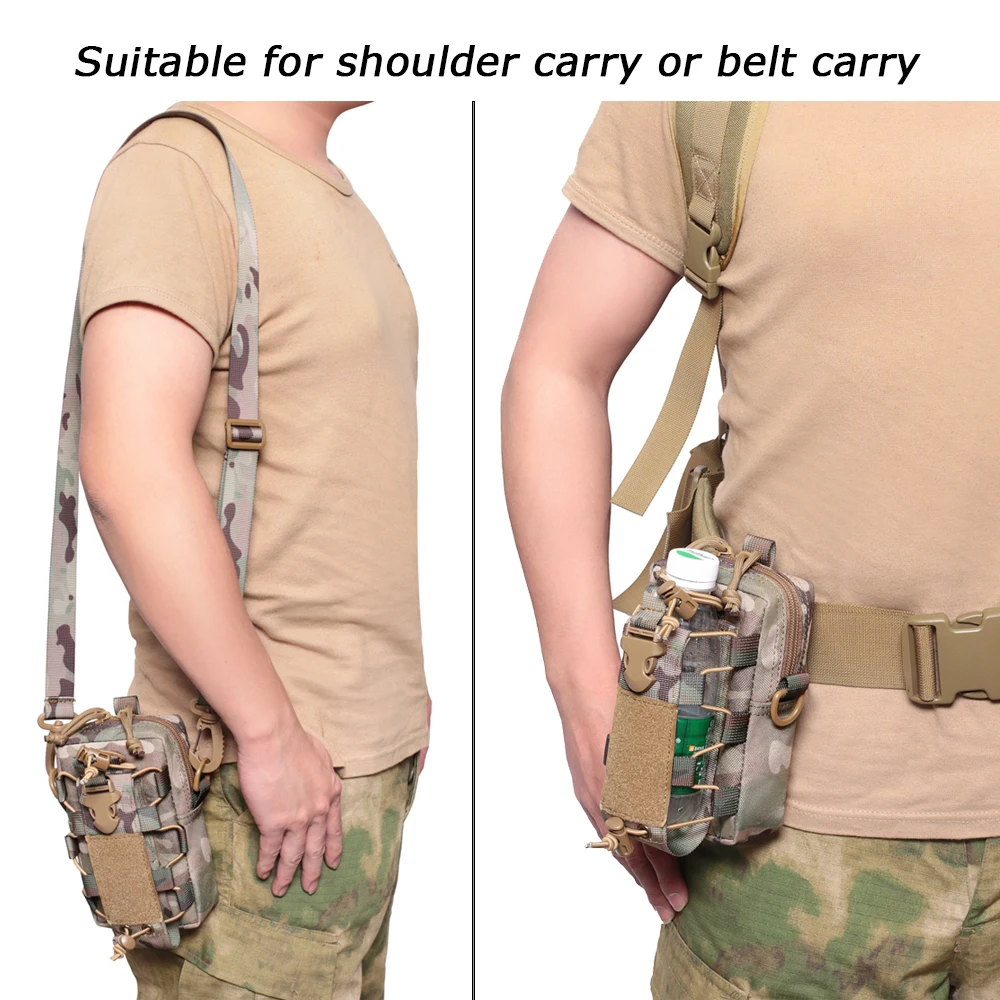 Bolsa MOLLE portabotellas y smartphone CLUSGO - imagen 3