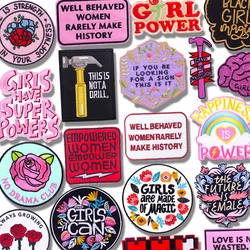 Parche bordado empoderamiento mujer – Termoadhesivo para ropa