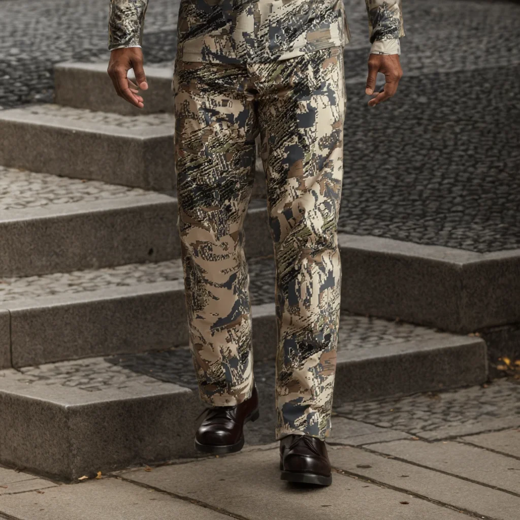 Ainfad pantalones camuflaje impermeables cortaviento caza pesca - imagen 5