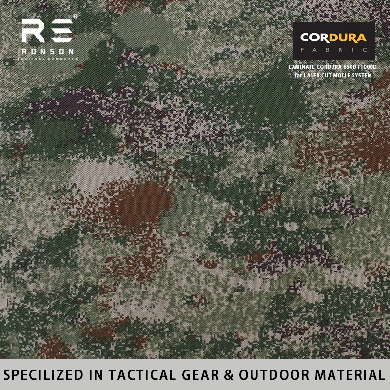 Tela de nailon laminado 1000D HD, camuflaje Starry Sky Woodland - imagen 4