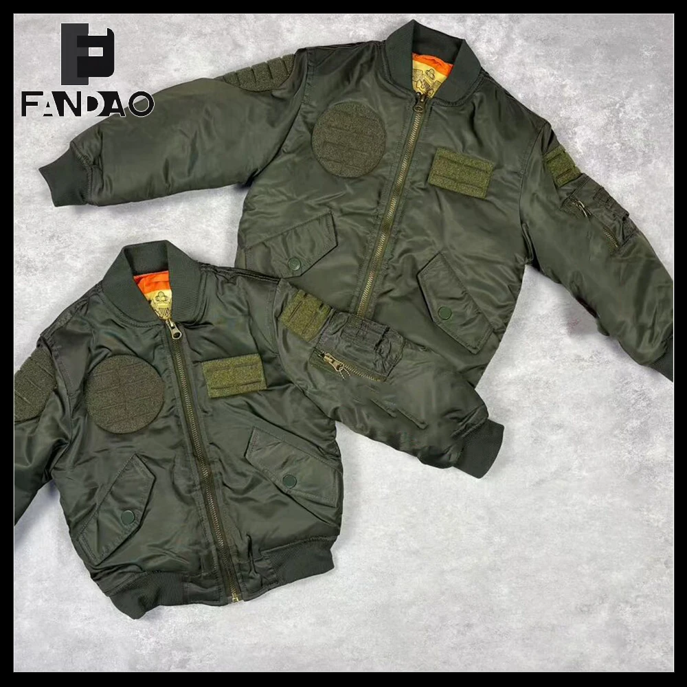 Chaqueta táctica infantil acolchada para caza y exteriores - imagen 2