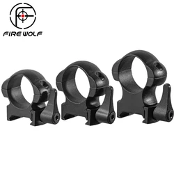 FIRE WOLF 2: Anillos 25,4 mm para riel 20mm, liberación rápida