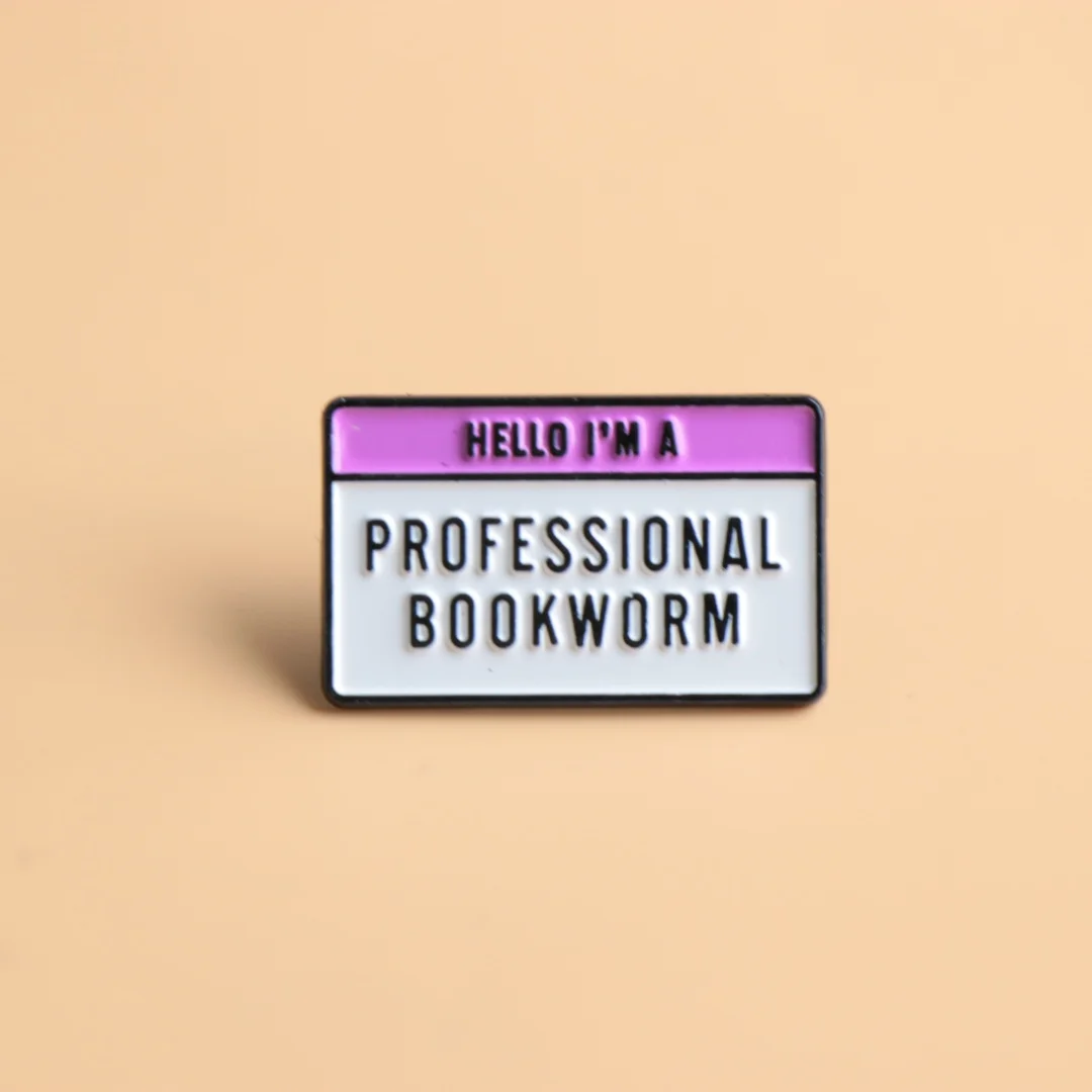 Pasador esmaltado frase humorística para mochila y chaqueta - imagen 3