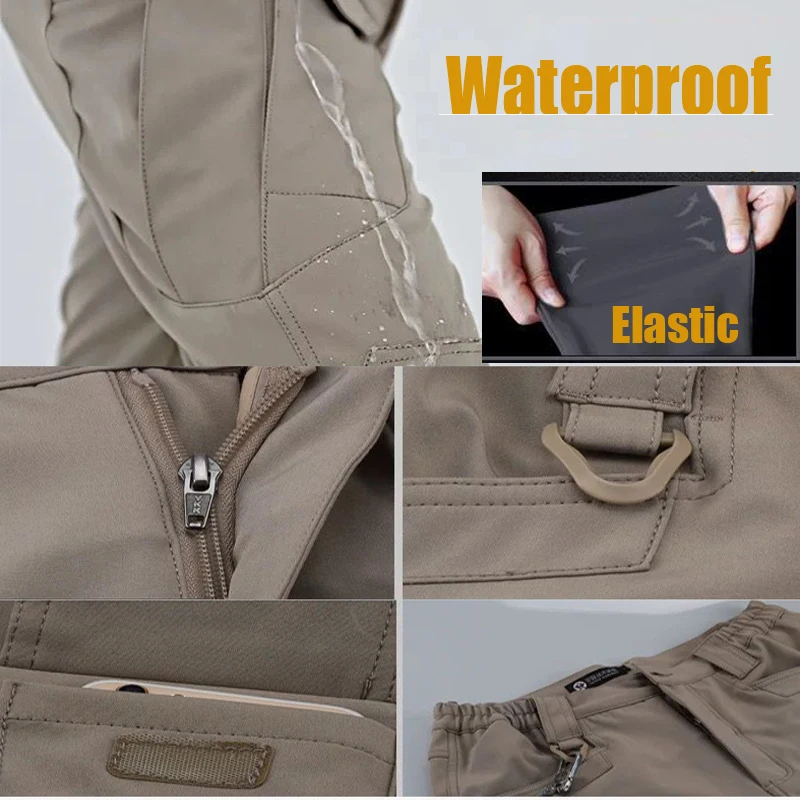 Pantalones cargo elásticos senderismo caza hombre - imagen 4