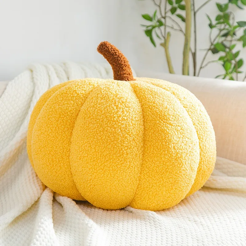 Decoración en el salón con temática de calabaza