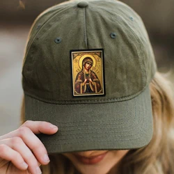 Parche táctico Virgen de los Dolores con velcro para mochila o chaleco