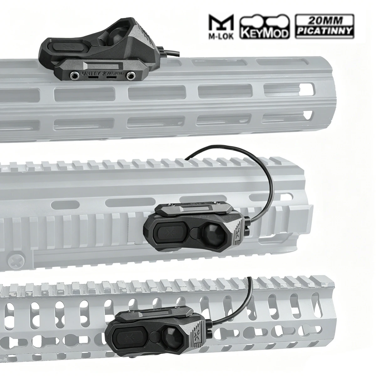 UNITY AXON SF interruptor de presión táctico para M-LOK KeyMod