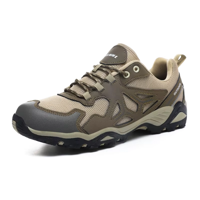 HIKEUP Zapatillas de Trabajo Transpirables Cuero para Hombre Mujer - imagen 4