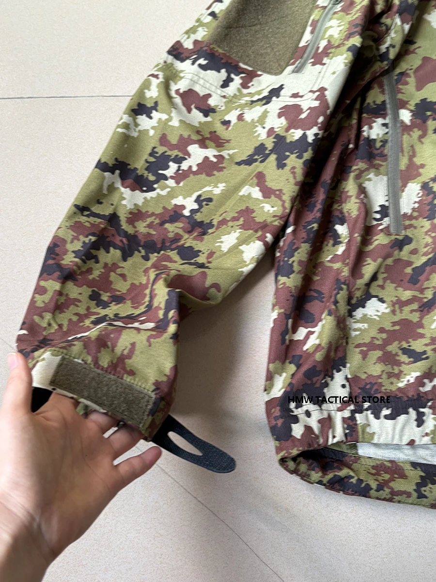 Chaqueta táctica impermeable cortavientos camuflaje italiano - imagen 2