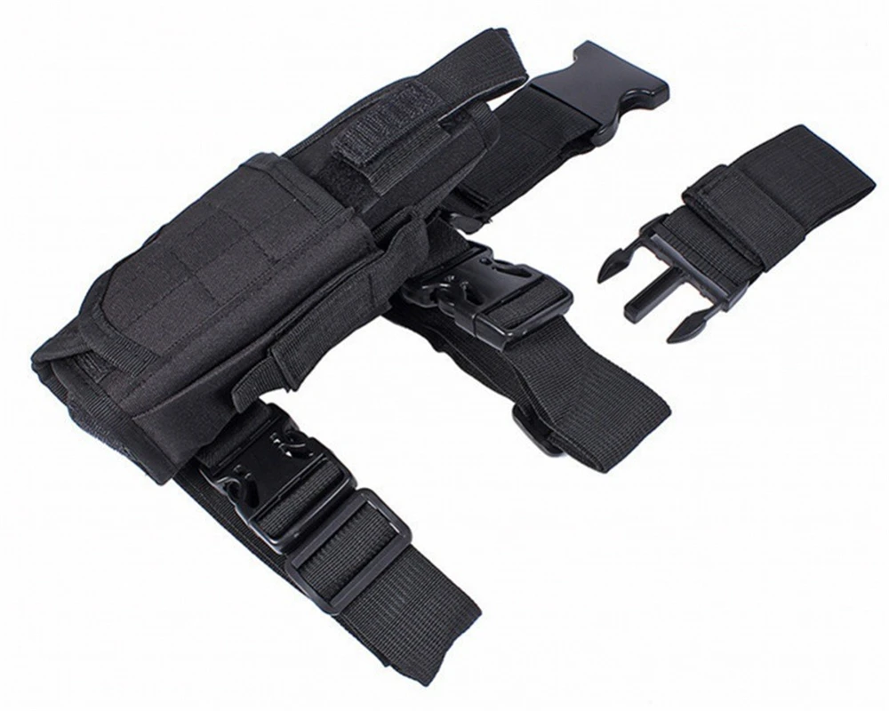 Funda táctica ajustable de pierna GLOCK 17 y revólver airsoft - imagen 2