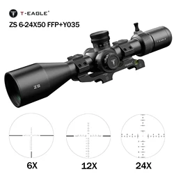 Mira telescópica ZS 6-24x50 FFP para tiro de precisión y caza