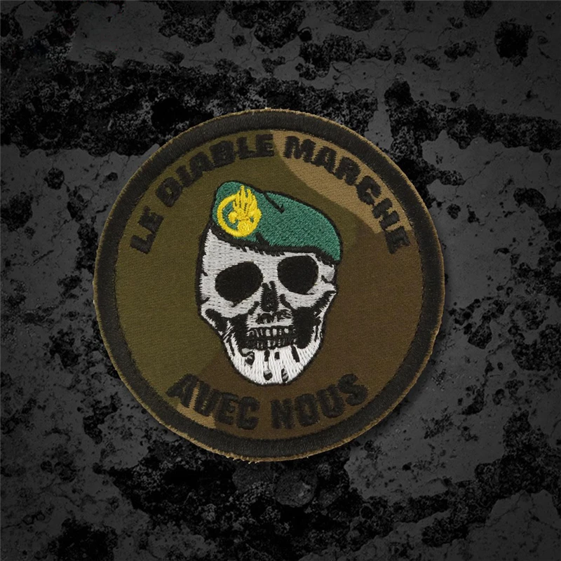 Parches bordados insignia Legión Extranjera Francesa - 2º Reg. - imagen 2