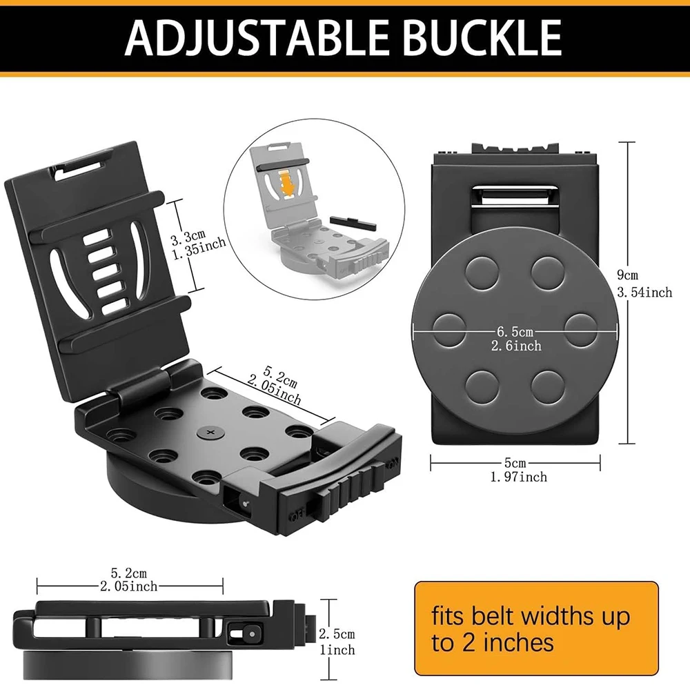 Funda táctica magnética para pistola con acceso rápido y clip cinturón - imagen 5