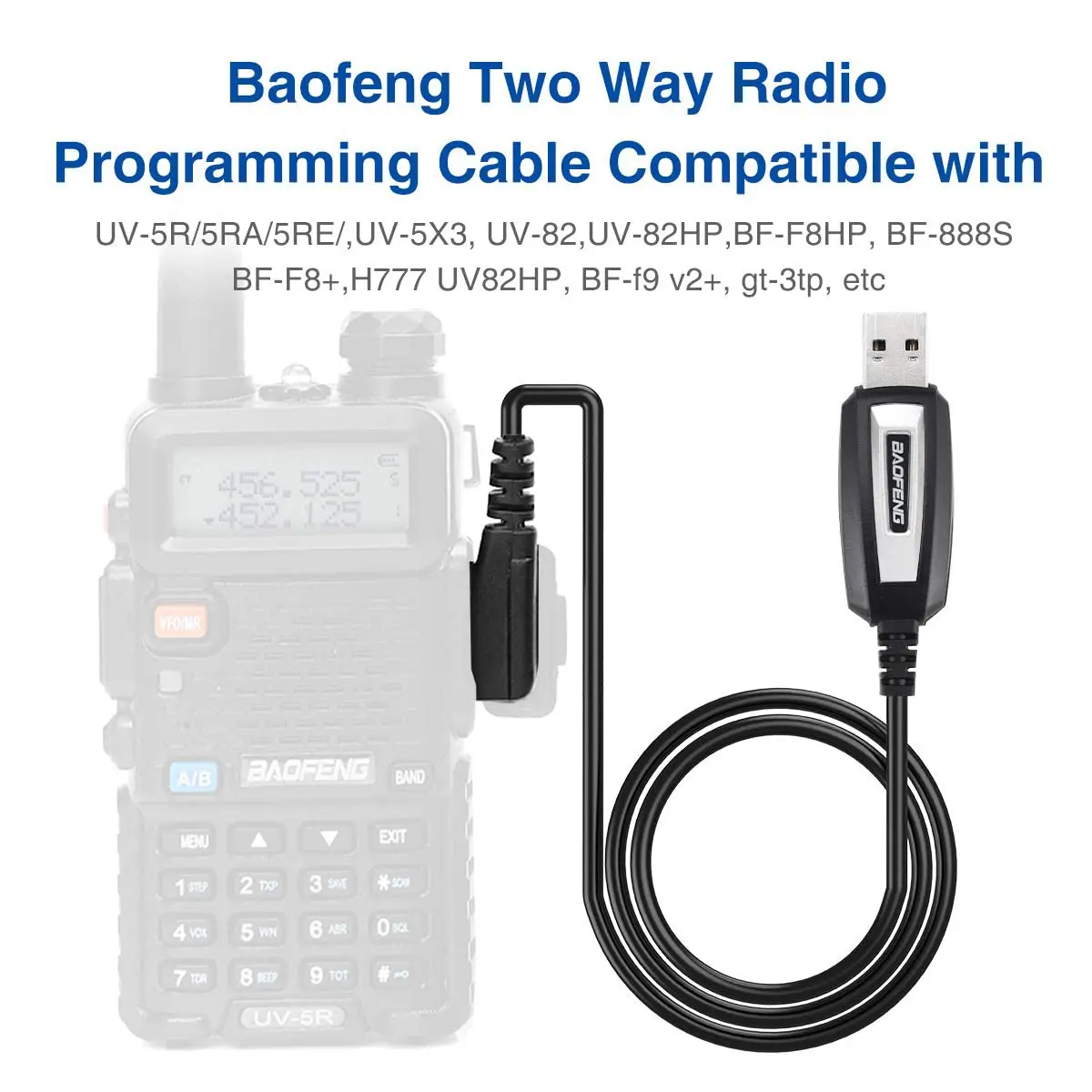 Baofeng Cable USB programación para walkie-talkie UV-5R y compatibles - imagen 3