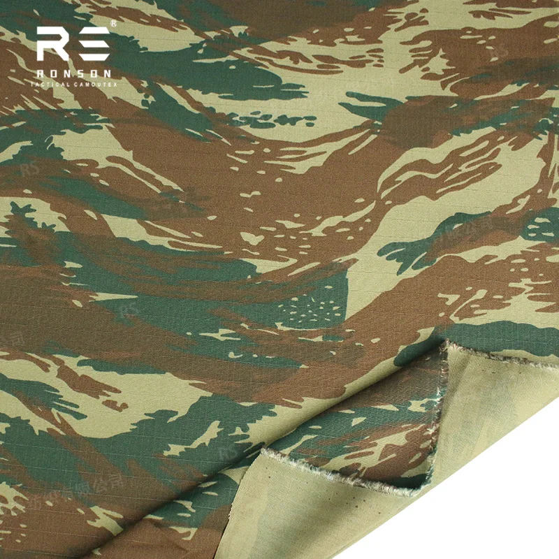 Tela táctica ripstop NYCO camuflaje griego – uniformes - imagen 3
