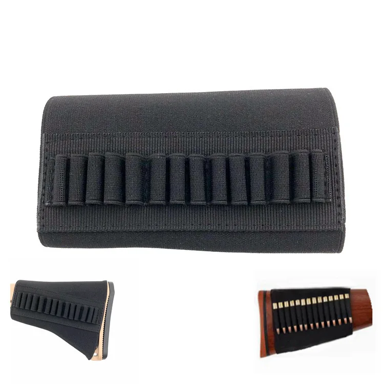 Soporte táctico porta cartuchos elástico para rifle y caza - imagen 4